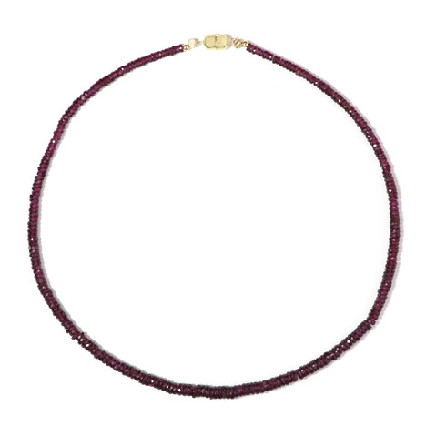 Zilveren halsketting met rhodolieten (Adela Silber)