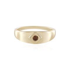 Anello in oro con Diamante Cioccolato I2