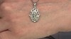 Zilveren hanger met een SI1 Argyle Rose De France Diamant (Annette classic)