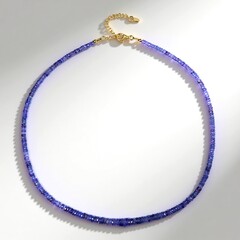 Collana in argento con Tanzanite