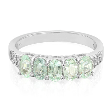 Anillo en plata con Turmalina Paraíba