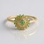 Anello in argento con Tsavorite della Tanzania