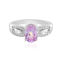 Anello in argento con Topazio Lilla
