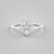 Bague en argent et Zircon