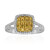 Anillo en oro con Diamante amarillo SI2 (CIRARI)