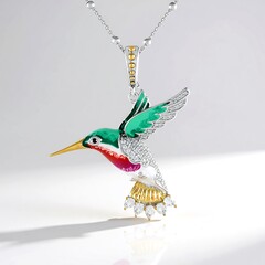 Collana in argento con Topazio Bianco (Dallas Prince Designs)