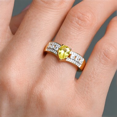 Australischer Goldener Beryll-Goldring