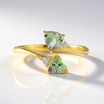 Anello in argento con Tanzanite (non riscaldata)