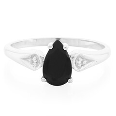Anello in argento con Spinello Nero