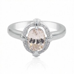 9K Hartsite Zircon Gold Ring