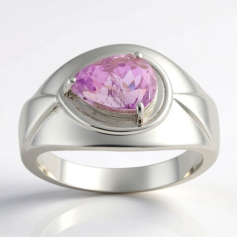 Anello in argento con Kunzite (Pallanova)