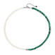 Collana in argento con Malachite