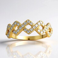 SI1 (G) Brillant-Goldring (Annette)