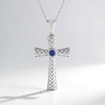 Collana in argento con Tanzanite AAA (Ornaments by de Melo)