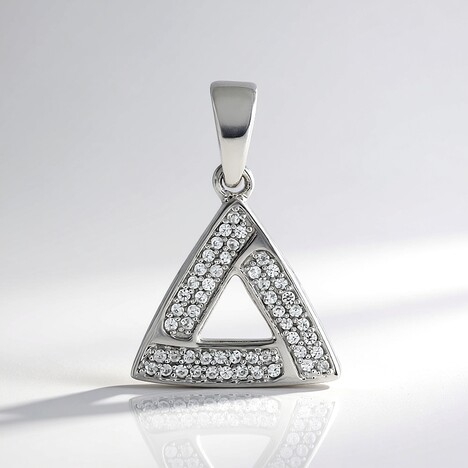 Ciondolo in argento con Zircone