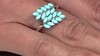 Anillo en plata con Turquesa bella durmiente (Faszination Türkis)