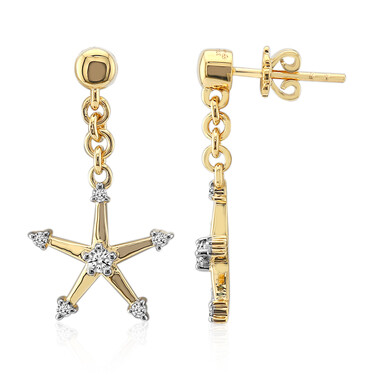 Orecchini in oro con Diamante SI1 (G) (Annette)