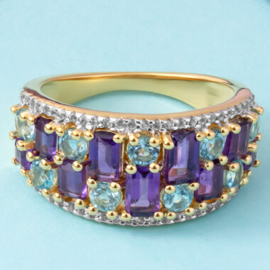 Sambia-Amethyst-Silberring