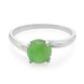 Zilveren ring met een keizerlijk chrysopraas