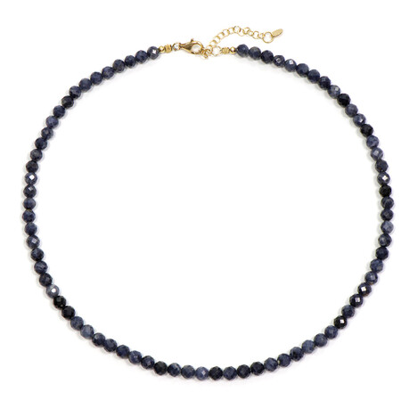 Collana in argento con Zaffiro Blu