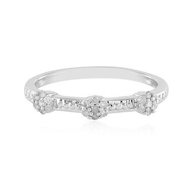 Anello in argento con Diamante I2 (I)