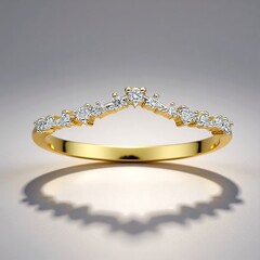 Anello in oro con Diamante SI1 (G) (Annette)