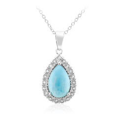 Collana in argento con Larimar
