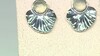 Pendientes en plata con Prehnita