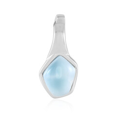 Zilveren hanger met een larimar