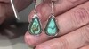 Pendientes en plata con Turquesa azul del Mohave Kingman (Jones Lee)
