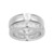 Zilveren ring met een witte topaas (Adela Silber)