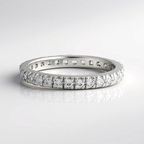 Anello in argento con Zircone