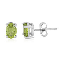 Pendientes en plata con Peridoto