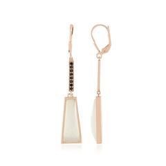 Pendientes en plata con Piedra de Luna blanca (KM by Juwelo)