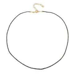 Collar en plata con Diamante negro