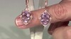 Pendientes en plata con Amatista de Bolivia