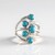 Anello in argento con Turchese Campitos (Faszination Türkis)