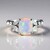Anello in argento con Opale di Welo AAA (de Melo Essence)