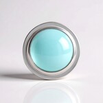 Ciondolo in argento con Calcedonio Acqua (MONOSONO COLLECTION)