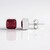 Orecchini in argento con Rubino Bemainty