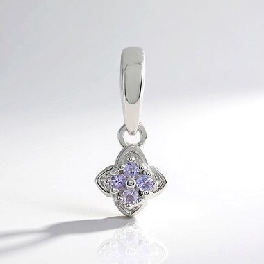 Colgante en plata con Tanzanita
