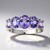 Anello in argento con Tanzanite