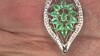 Colgante en plata con Esmeralda de Colombia (de Melo Essence)
