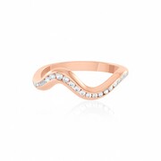 9K Zircon Gold Ring (SAELOCANA)