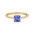 Anello in oro con Tanzanite AAA