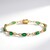 Bracciale in oro con Smeraldo Zambia AAA (CIRARI)