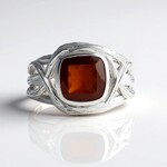 Anello in argento con Granato Essonite (de Melo Essence)