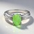 Anello in argento con Crisoprasio