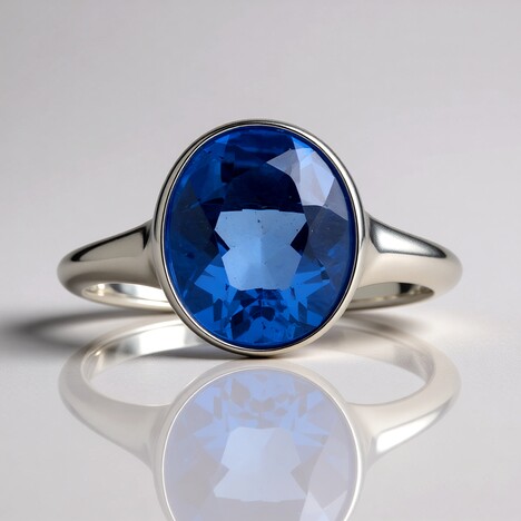 Anello in argento con Fluorite Cangiante (CUSTODANA)
