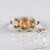Bague en argent et Zircon mandarine